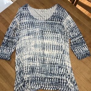 Rose + Olive Tunic Top XL